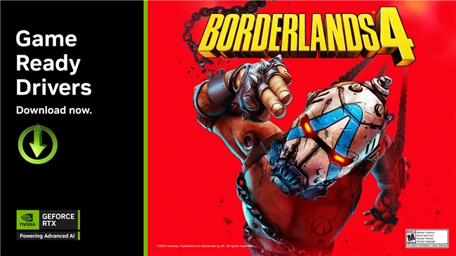  《无主之地4》首发支持DLSS 4 全新驱动同步上线