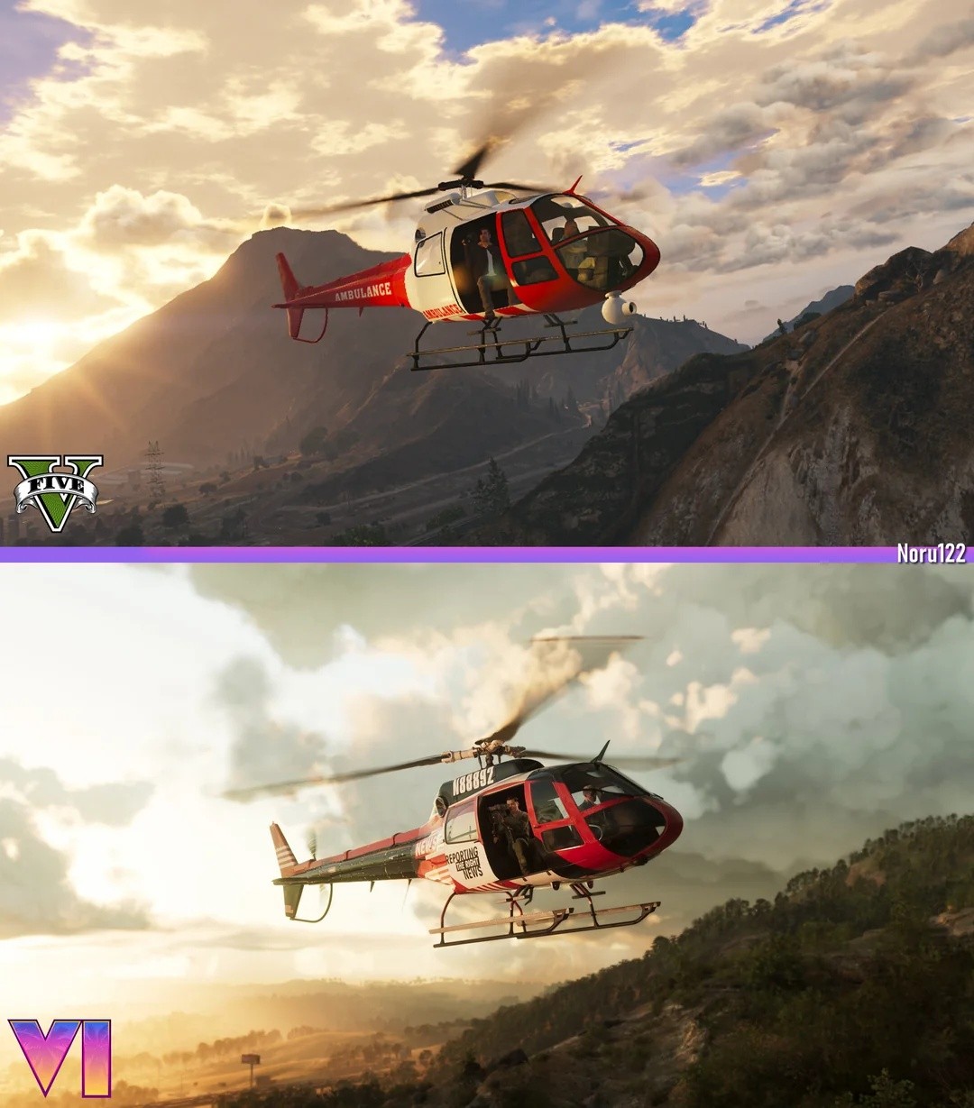 粉丝用《给他爱5》重现《GTA6》官方截图