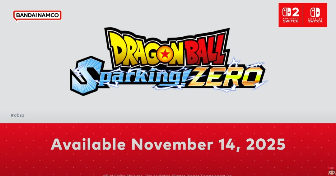 任天堂直面会七龙珠电光炸裂ZERO11月14日登陆Switch