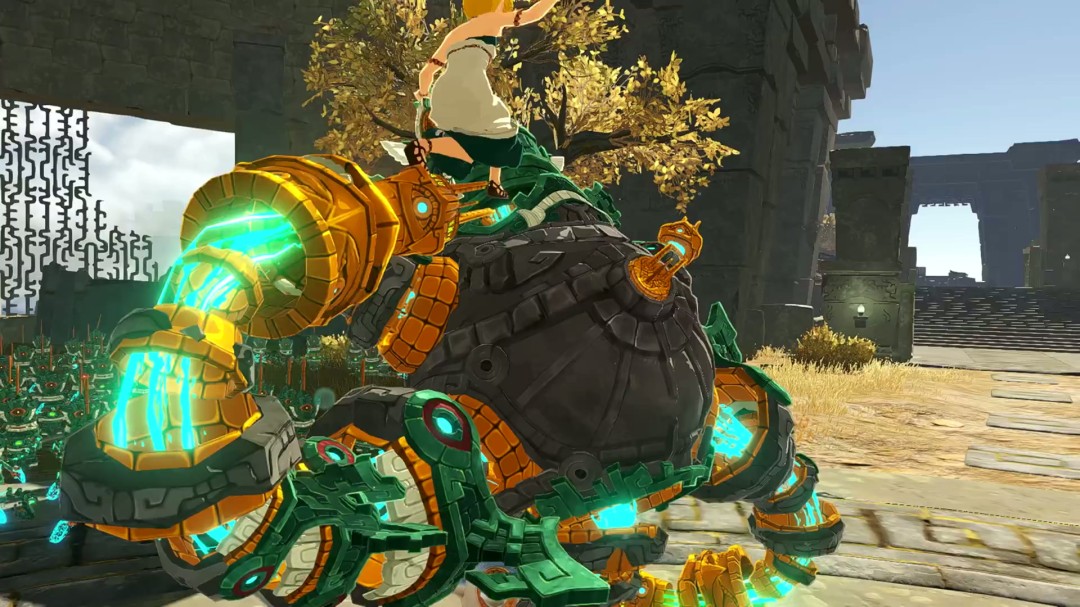 《塞尔达无双:封印战记》战斗画面