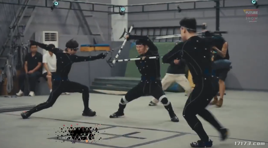 武术动作捕捉演示