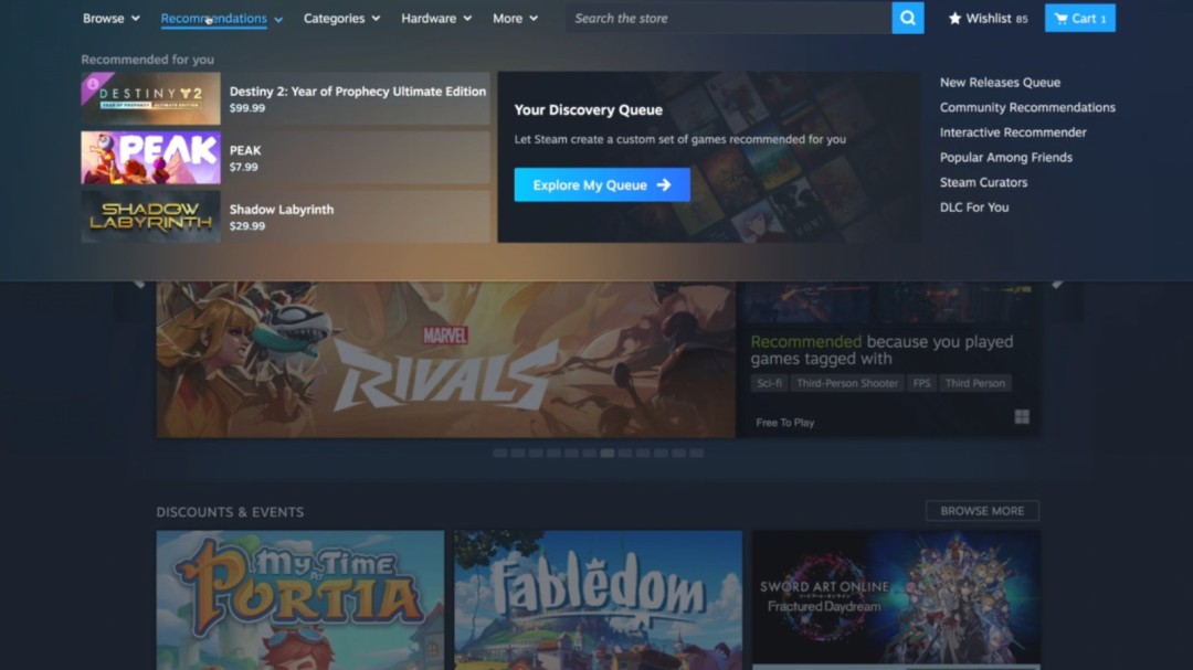 Steam商店重大改版即将更新 “抢先体验”测试版已上线