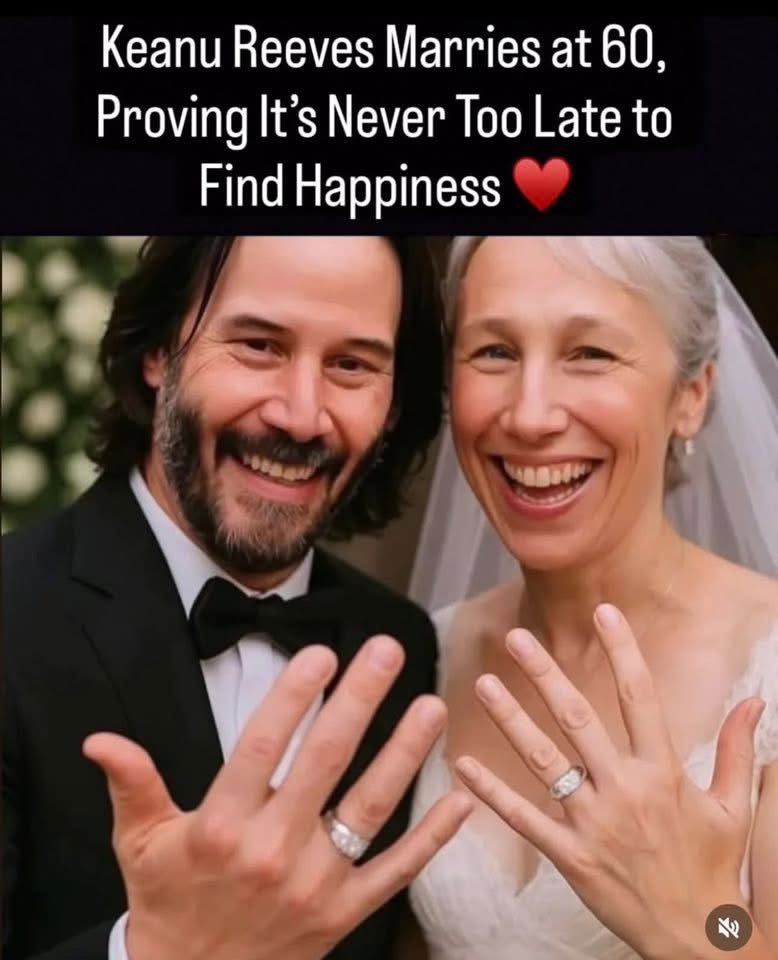  60岁基努里维斯与交往5年女友低调结婚