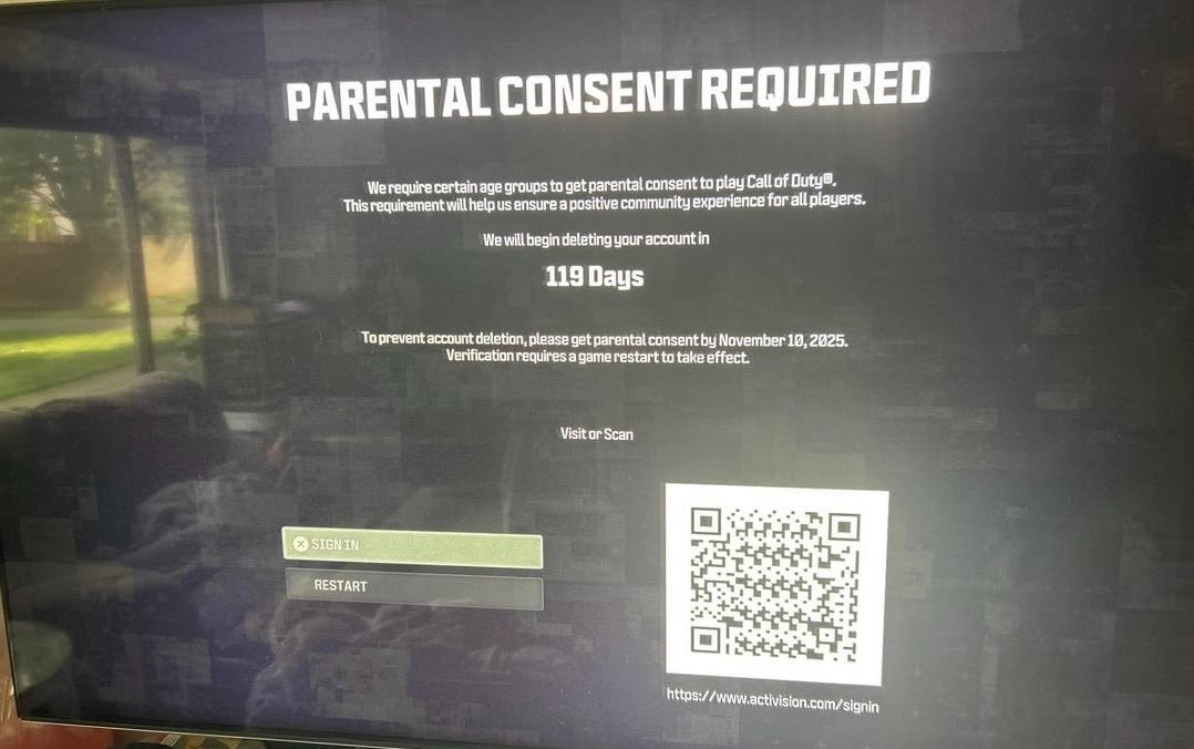 《使命召唤》青少年保护政策