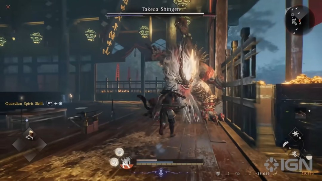 刀光剑影!《仁王3》武田信玄Boss战实机演示放出!