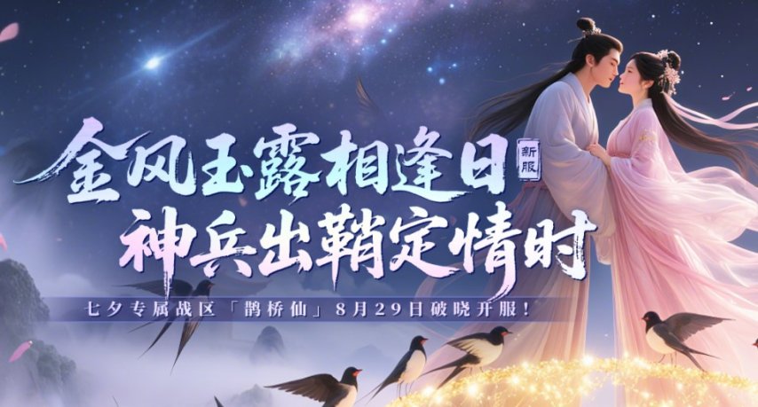 鹊桥仙服务器宣传图