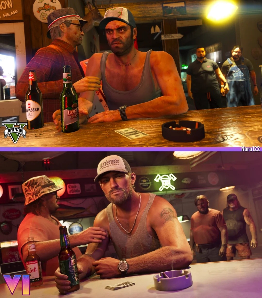 粉丝用《给他爱5》重现《GTA6》官方截图