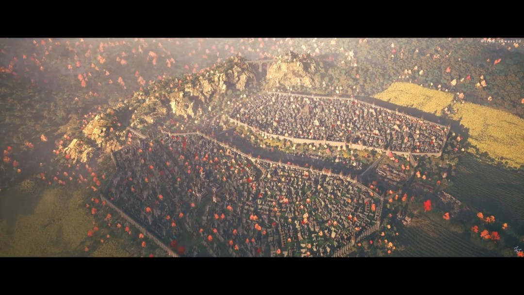  虚幻5重现上古卷轴4Skingrad宏伟场景