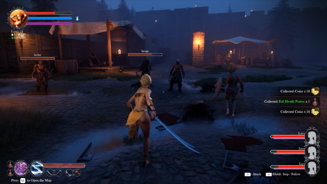 奇幻ARPG《后宫》10月13日发售 美女小队作战