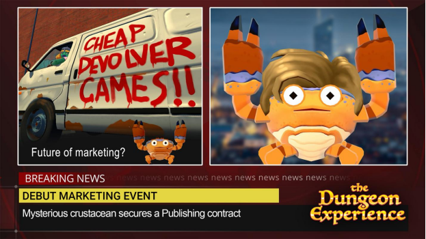 Devolver新游《地牢奇旅》今日首曝：一只泥蟹，教你实现财务自由！