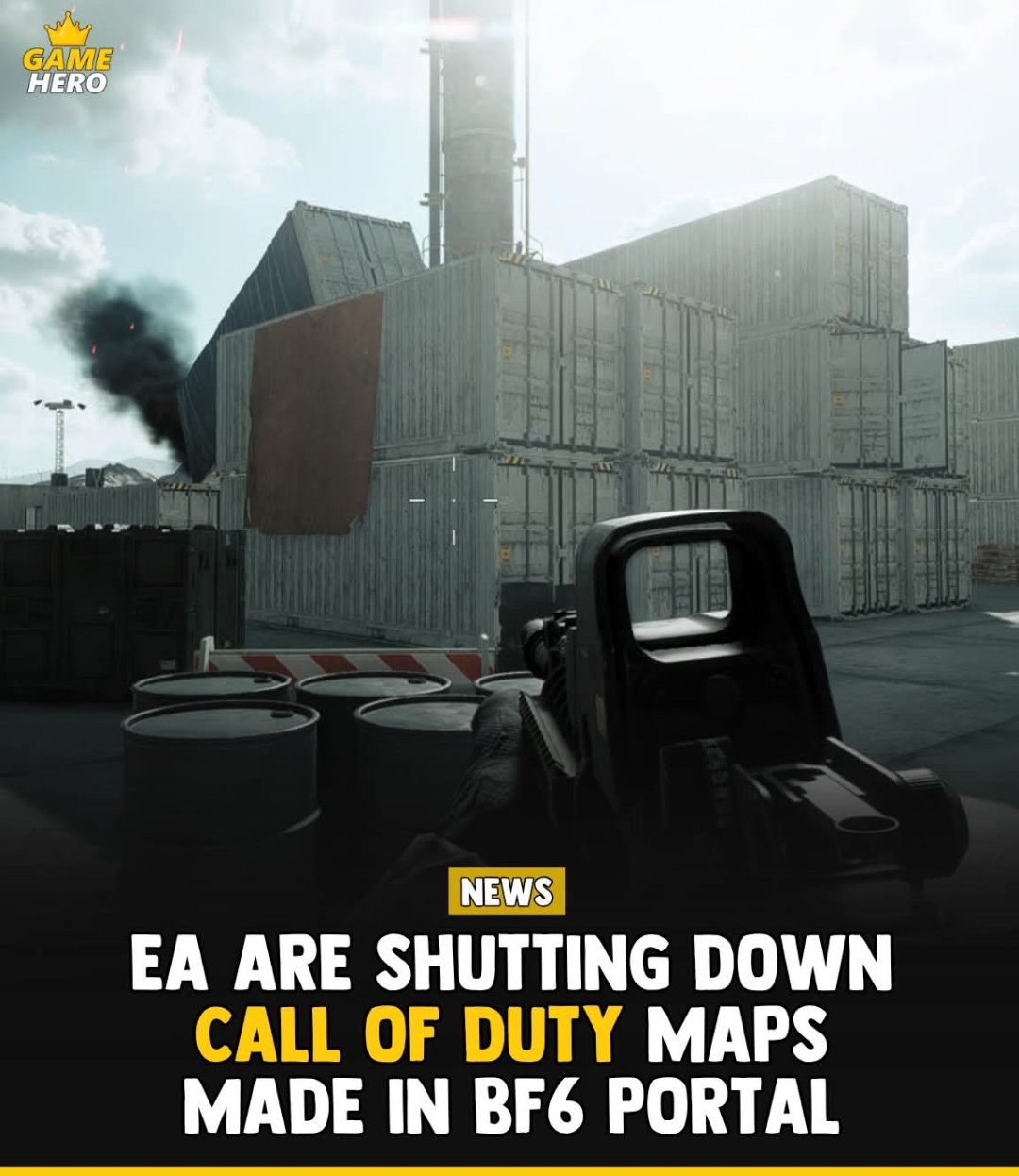 《战地6》门户模式 EA叫停自制COD经典地图