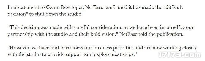  网易再关海外工作室 日本樱花后又一失利