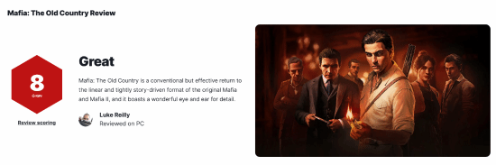  四海兄弟故乡IGN8分评测俗套但受欢迎