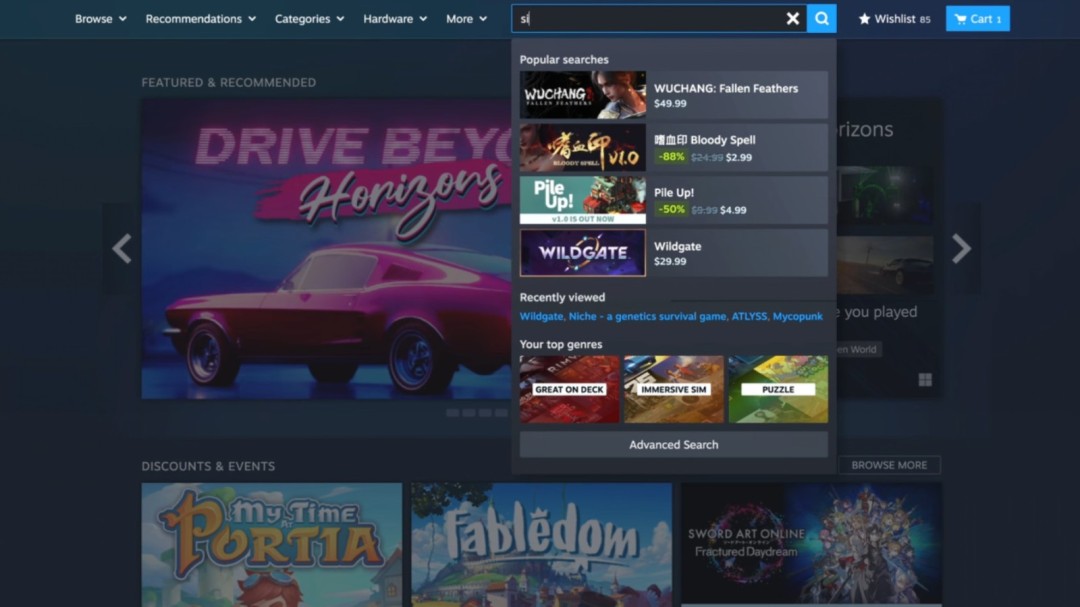 Steam商店重大改版即将更新 “抢先体验”测试版已上线