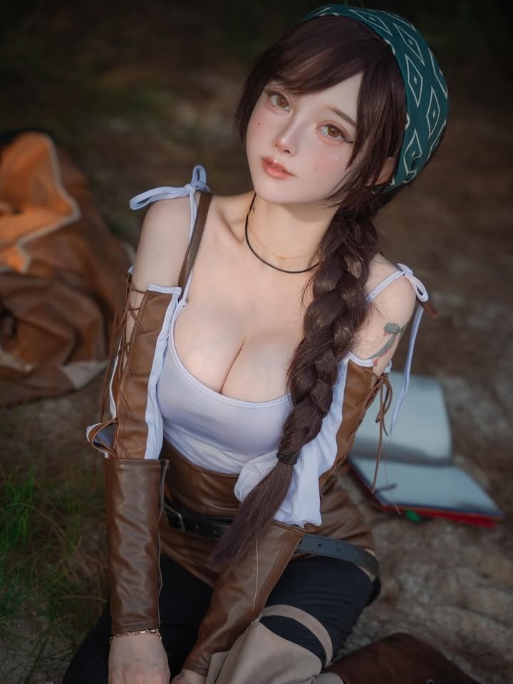 阿尔玛COS战斗装扮展示