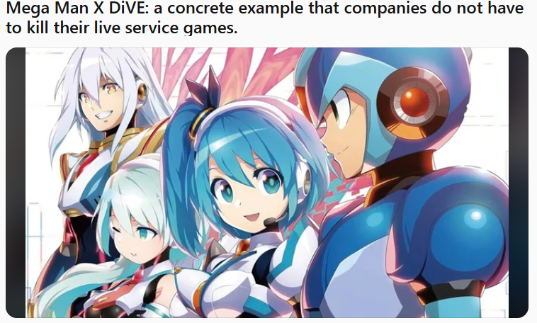 玩家称赞《洛克人X DiVE》即使停服也推出离线版是业界典范