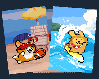  线条小狗动物温泉夏日派对DLC7月23日上线