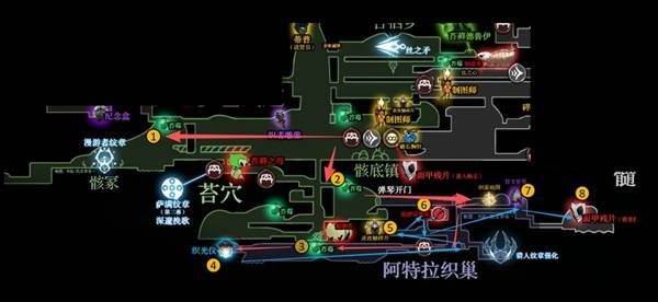 《空洞骑士丝之歌》钢魂模式速通路线分享