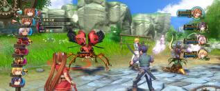 空之轨迹 the 1st 重制版战斗画面