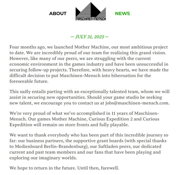  奇妙探险队开发商宣布暂停运营