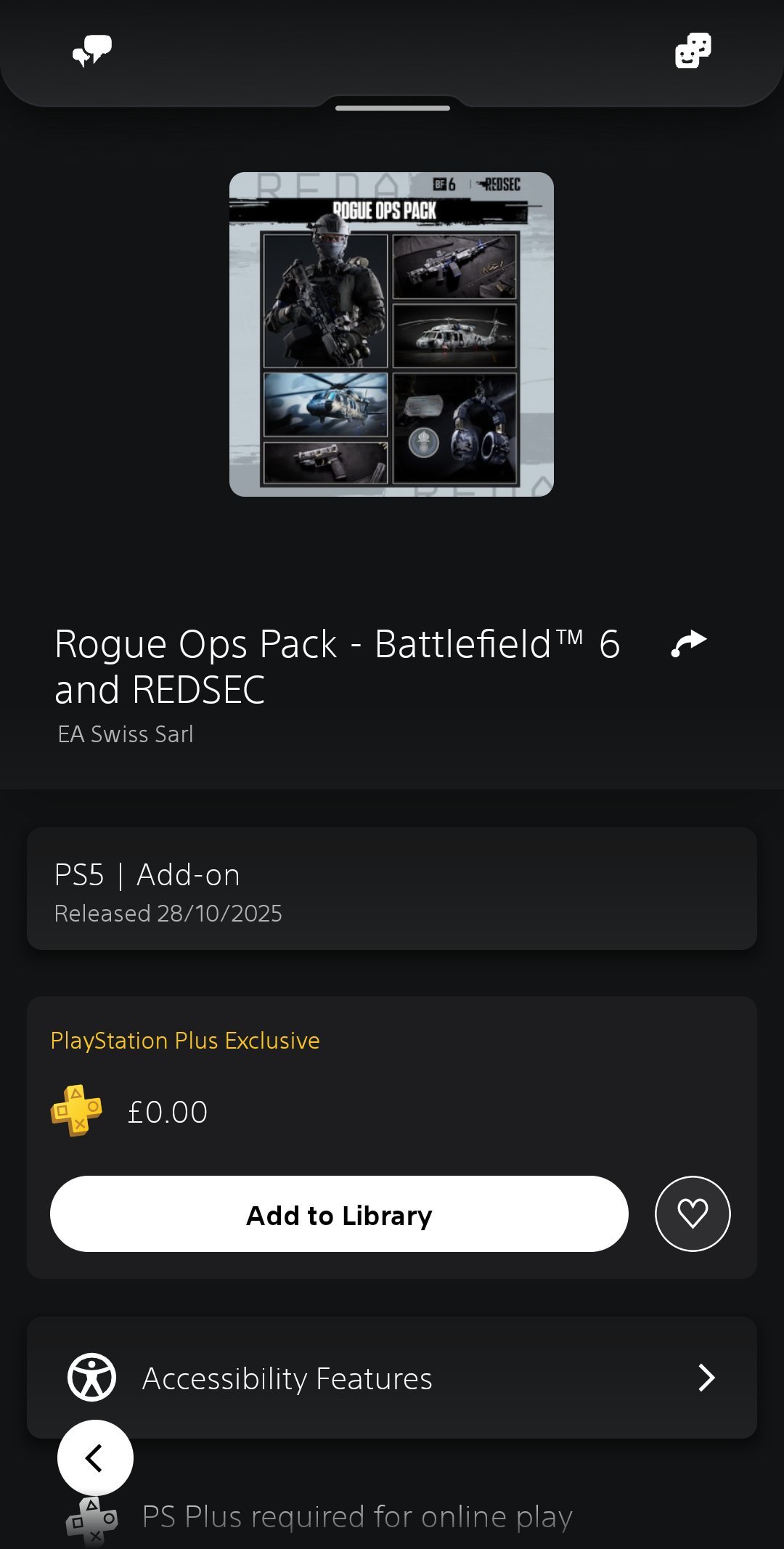 《战地6》最新组合包PS+会员免费领！价值20美元