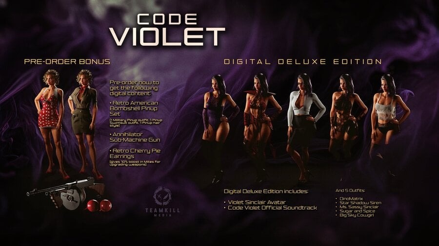 《恐龙危机》风格游戏《Code Violet》确定上市日期