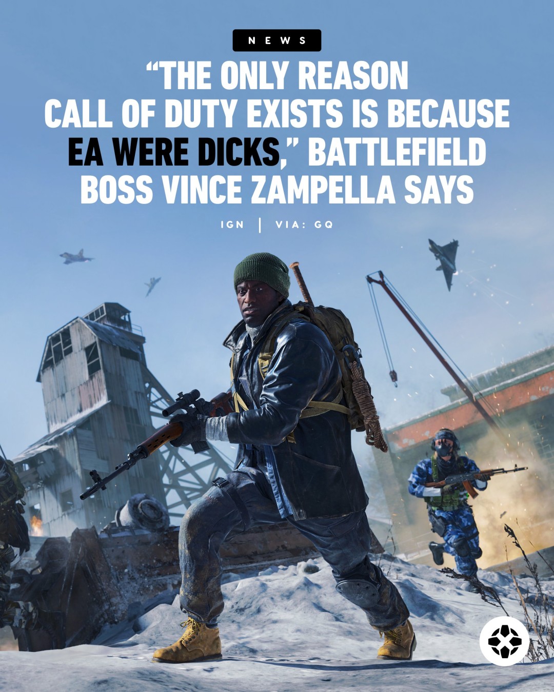  战地老大称使命召唤成功因EA决策失误