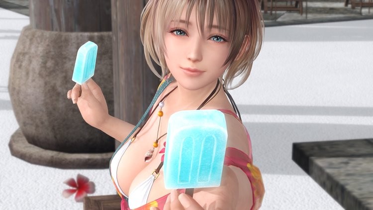 《死或生沙滩排球 维纳斯假期》新女神梅格上岛 与短发咖啡店店员一起偷懒吧