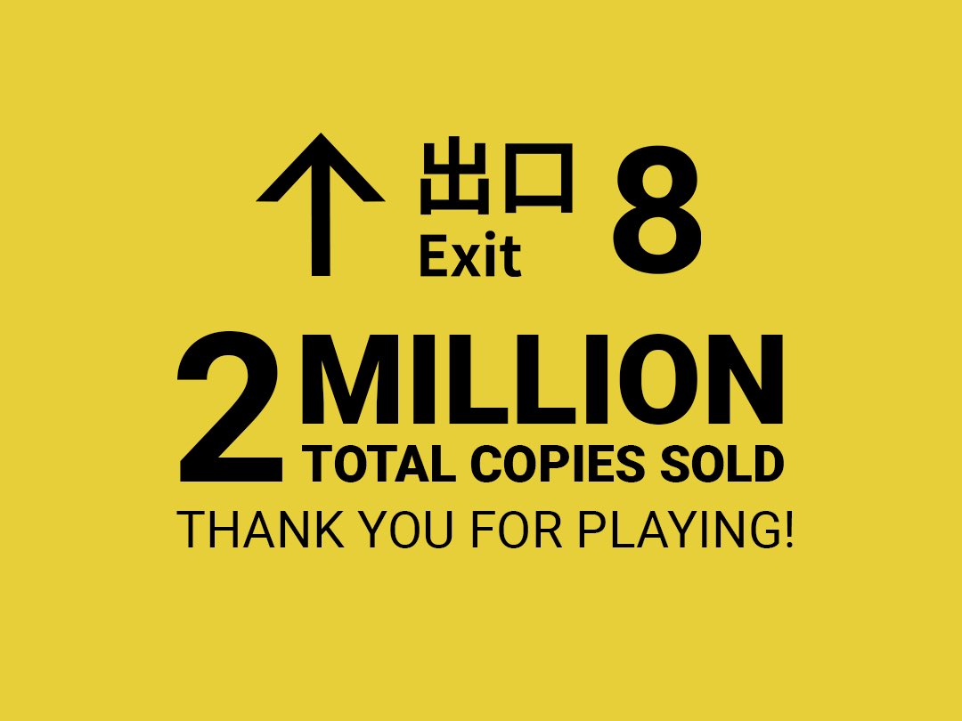  8号出口全球销量破200万真人电影今日上映