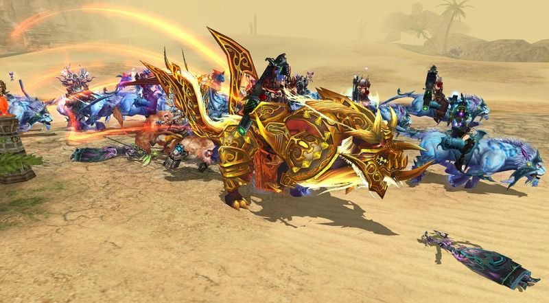  兵王ol顶级坐骑助力征途风驰电掣