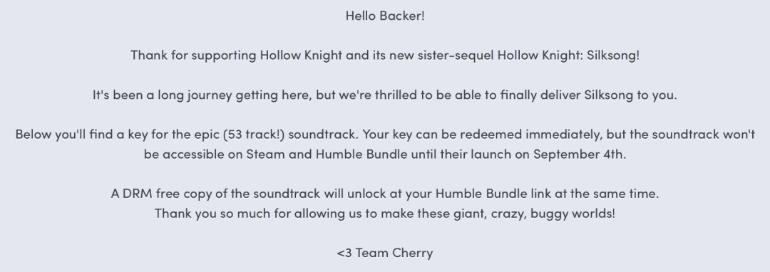 比前作两倍还多!《丝之歌》确认共有53首游戏原声带曲目