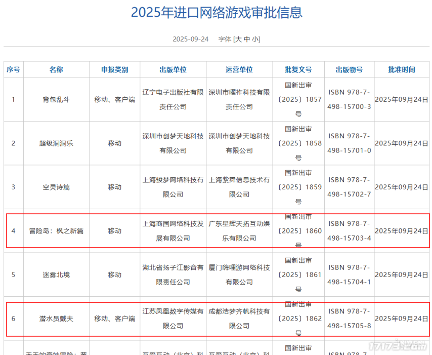  韩国游戏进口版号获批潜水员戴夫等三款过审