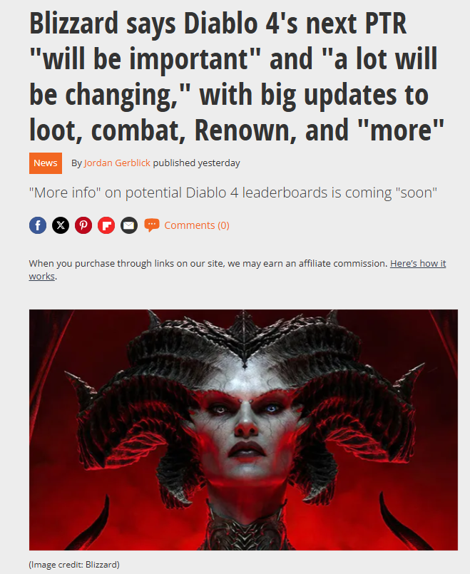  《暗黑破坏神4》测试服装备锻造系统优化调整