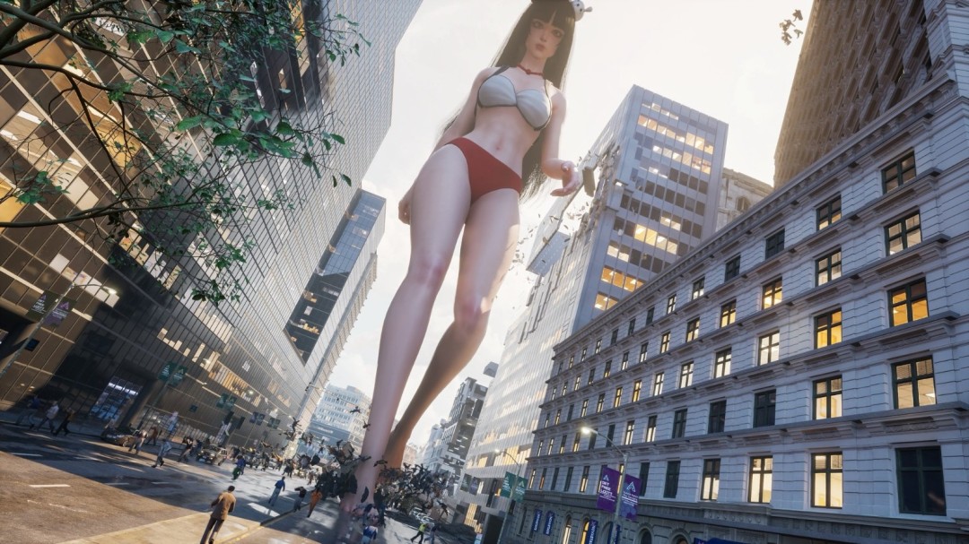 《女巨人游乐场》全新截图 性感女巨人狠狠踩人