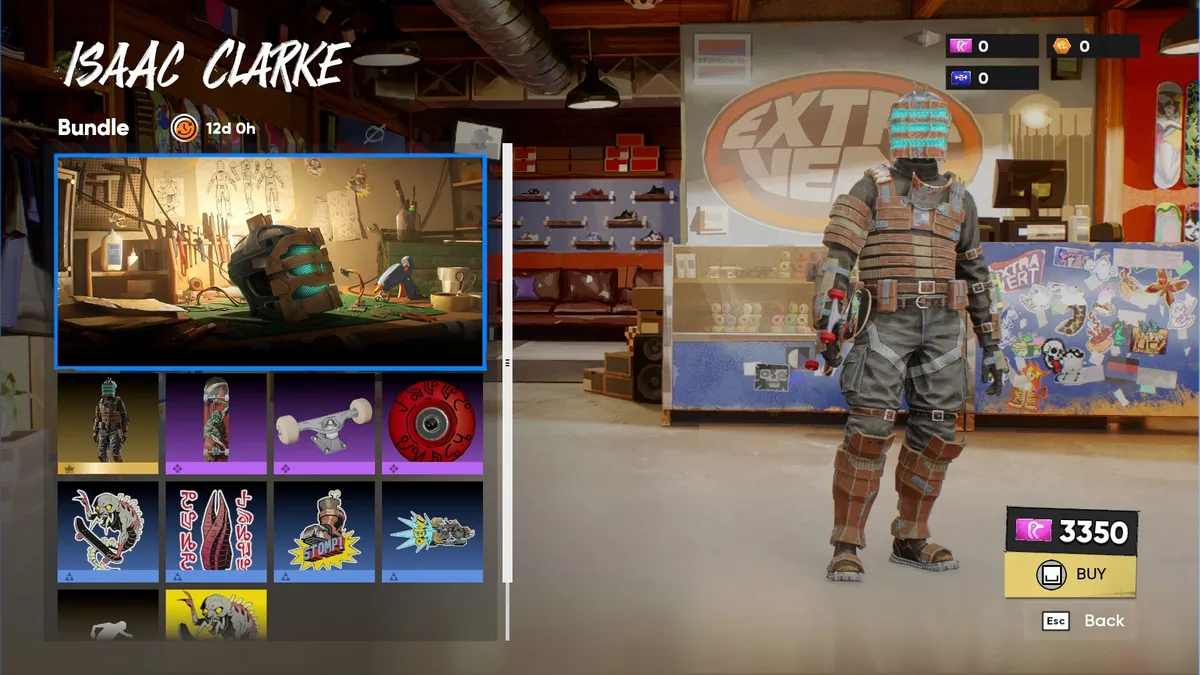 玩家吐槽《滑板4》:一个艾萨克皮肤竟然35美元