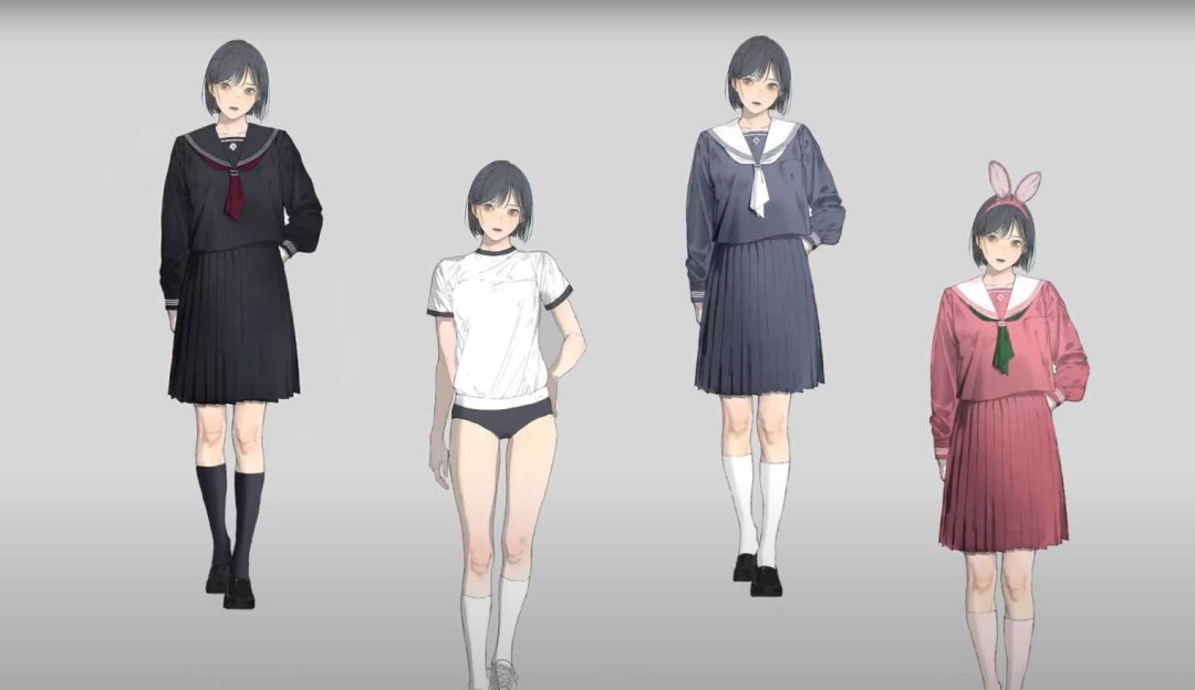  《寂静岭f》女主体操服设计图曝光 可爱造型引关注