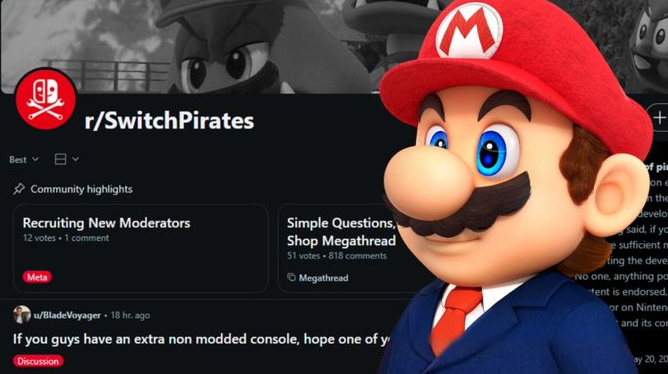 过河就拆桥?多数玩家称Reddit知名盗版版主被任天堂制裁是活该