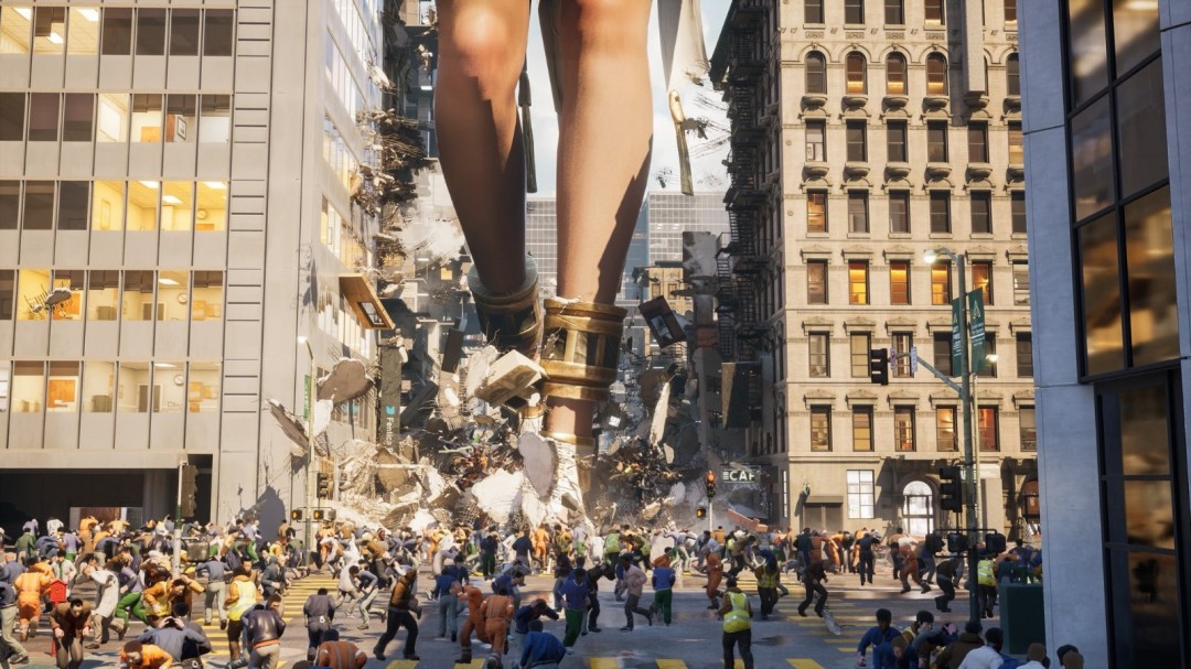  《女巨人游乐场》全新截图女巨人踩踏场面曝光