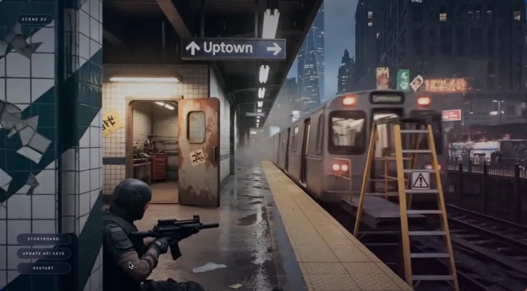 投资人自信展示AI游戏画面 逻辑混乱惨遭玩家群嘲