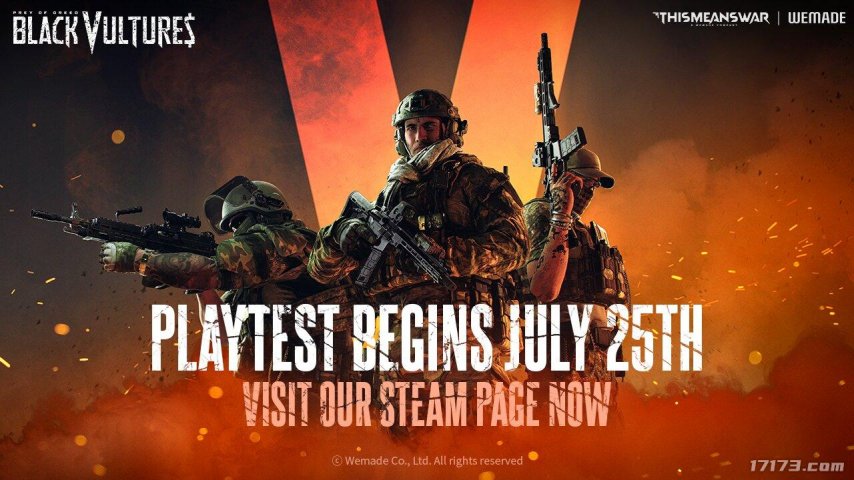  娱美德FPS新作黑美洲鹫贪婪猎物开启Steam首测