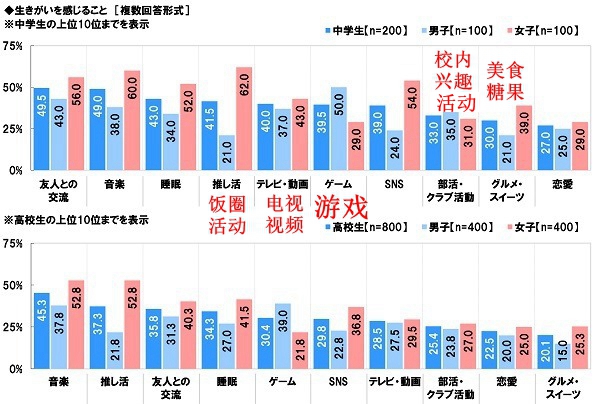 人生价值选项对比