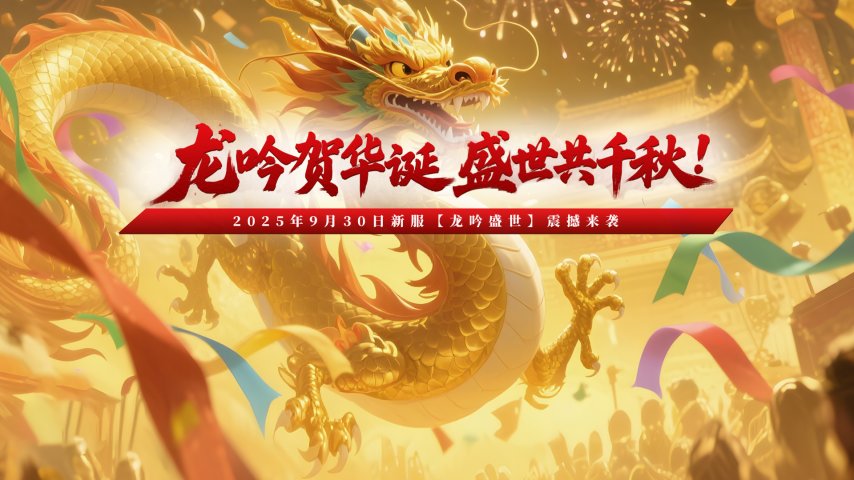  《玄天之剑》国庆新服龙吟盛世开启 全新版本震撼来袭
