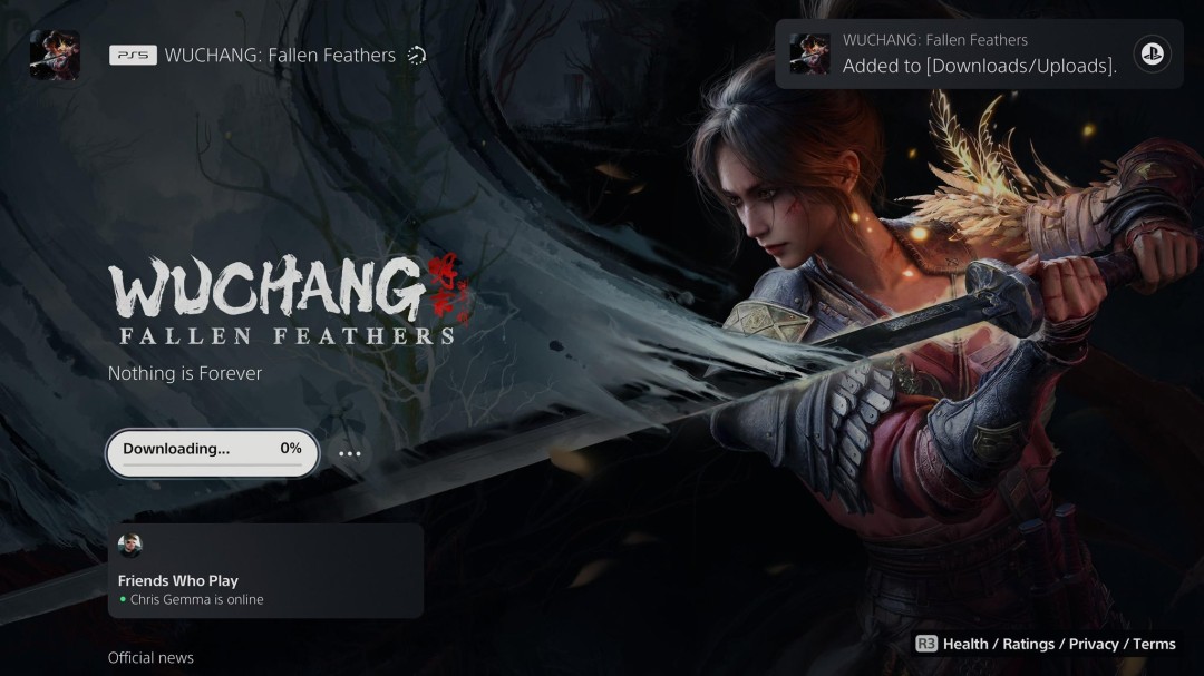 《无限机兵》发行人也提前拿到《明末:渊虚之羽》光盘