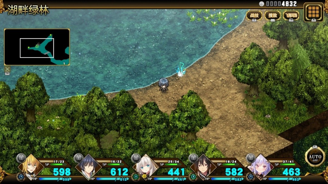 游戏战斗与探索画面