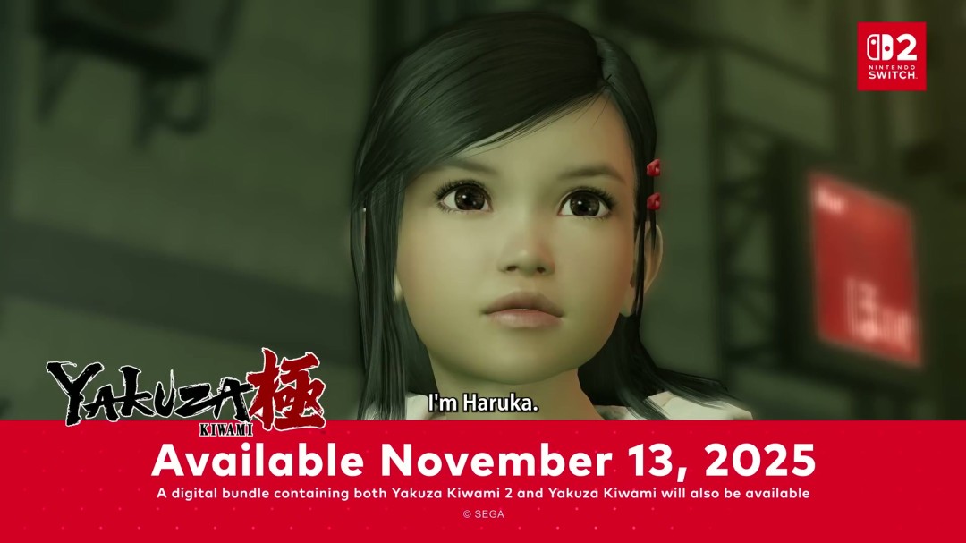 《如龙:极》《如龙:极2》11月13日登陆Switch 2