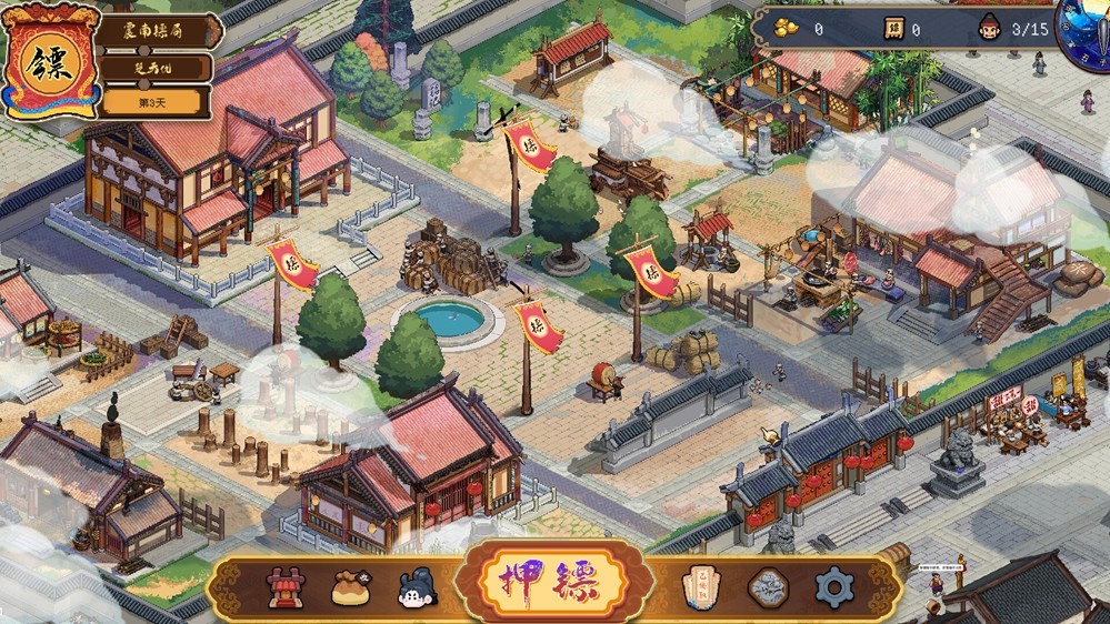 不会武功,如何执掌天下第一镖局?像素模拟经营RPG《三分保平安》试玩Demo上线