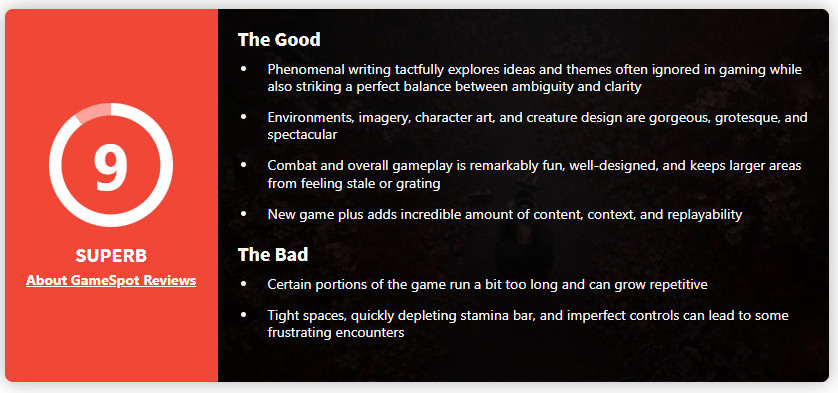 《寂静岭f》Steam获“特别好评” GameSpot 9分