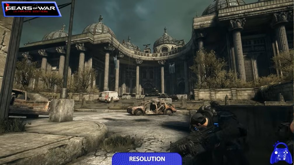 画面升级略保守 《战争机器》三版画面对比